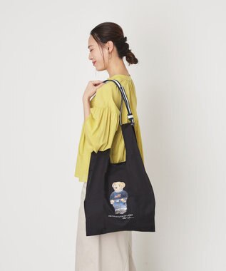 MOONBAT 【WEB限定】POLO RALPH LAUREN（ポロ ラルフ ローレン）ポロベア ベルト付き レインバッグ ブラック