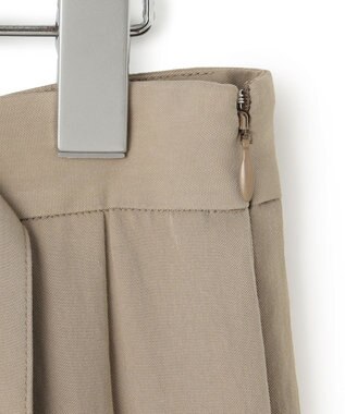 23区 【Oggi4月号掲載/洗える】ブライトツイル タック スカート ブラウン系