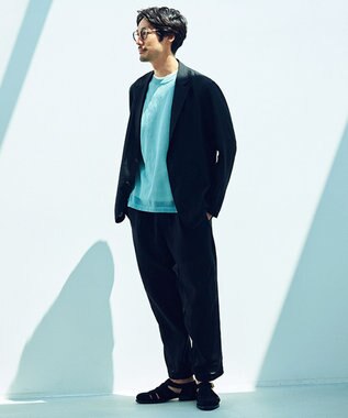 UNFILO MENS シアーニット【ギフトにもおすすめ】 スモーキーグリーン