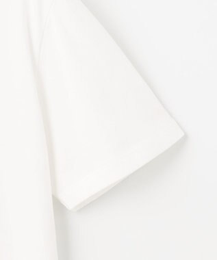 ANY SIS 箔プリントロゴ Tシャツ オフ×ロゴ