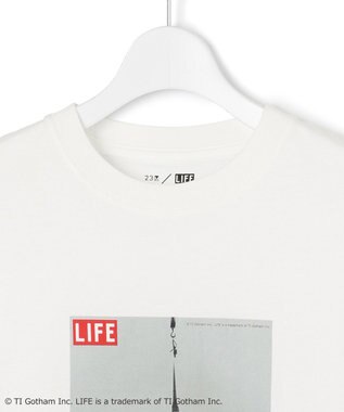 23区 L 【23区/LIFE】PHOTO Tシャツ ホワイト系(dangling)