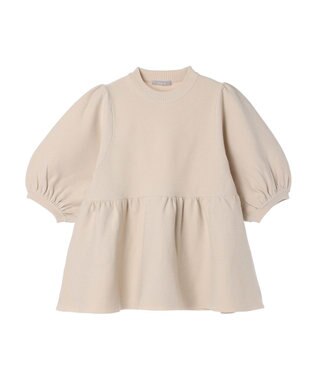 Green Parks armonia. ウエストギャザー袖ボリュームニット Ivory