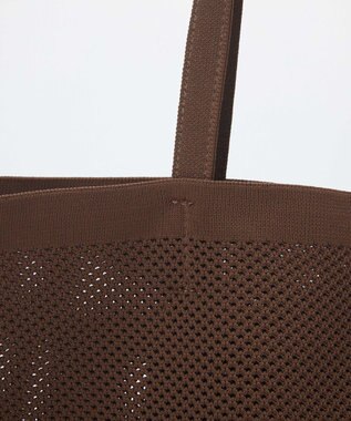 TOPKAPI 【Breath TOPKAPI】ニットジャガード 2way ビッグ トートバッグ ポーチ付き ブラウン