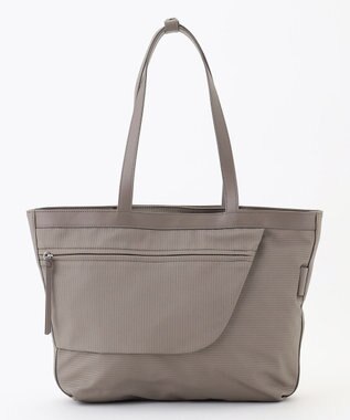 Y'SACCS コーデュロイライクナイロントート グレージュ