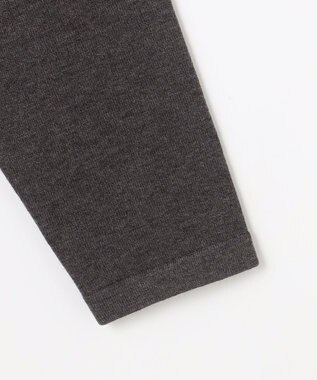 組曲 ニット襟トロンプルイユ ワンピース グレー系