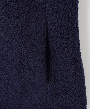 23区GOLF 【WOMEN】ボアベスト ネイビー系