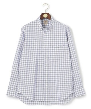 J.PRESS MEN 【WEB・一部店舗限定】オックスチェックシャツ ネイビー系3