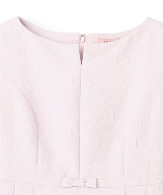 TOCCA 【WEB限定カラーあり】【消臭・洗える】RIBBON LABYRINTH JACQUARD ドレス ピンク系