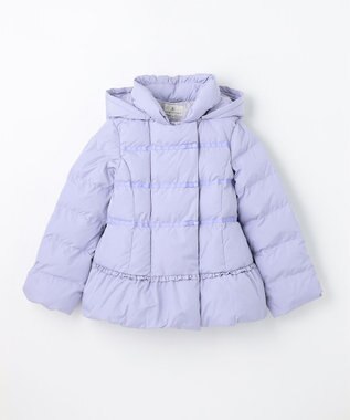 組曲 KIDS 【150-160cm】中綿 ショートコート サックスブルー系