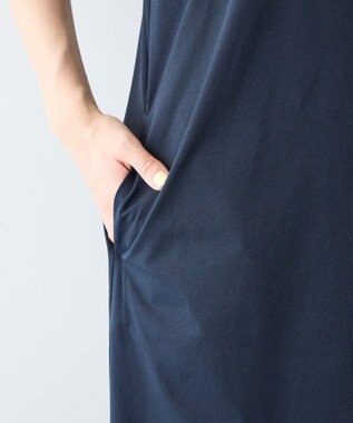 CRAFT STANDARD BOUTIQUE ポーチ付きバルーンスリーブワンピース Black