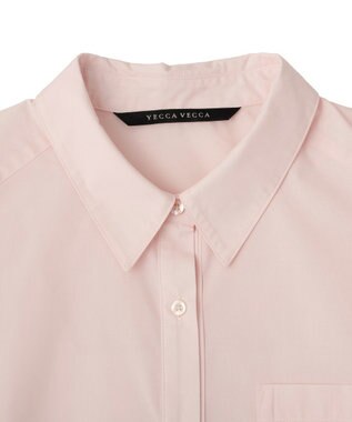 YECCA VECCA イージーケアドロストシャツ Pink