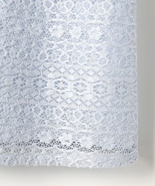 J.PRESS LADIES S ジオメトリックレース ブラウス サックス系