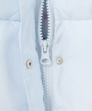 ANY KIDS 【洗濯機OK】中綿Aラインロングコート サックスブルー