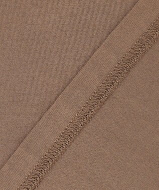 23区 【SLOW/一部店舗限定】ヴィンテージライクジャージー Tシャツ モカ×ブラック