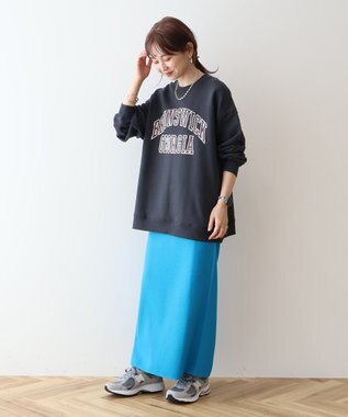 AMERICAN HOLIC 針抜きリブタイトスカート Ivory