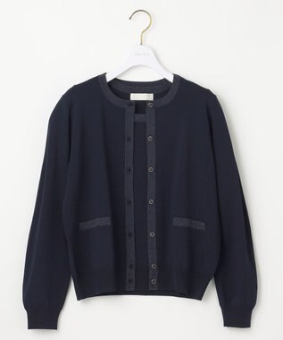 ANY SIS S 【2SET】ラメトリミング ツイン ネイビー