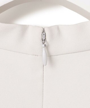 ICB L ストレッチジョーゼット ドレープデザインブラウス トープ