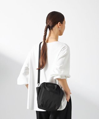 Y'SACCS 【ナイロンタフタ】トラベル2WAYミニボストン ブラック