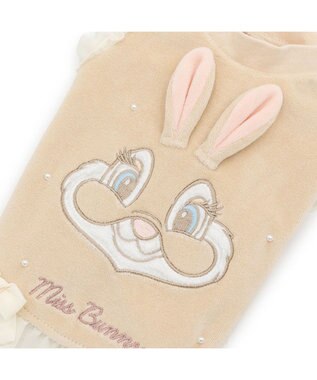 PET PARADISE ディズニー バンビ ミスバニー ベロア Tシャツ 小型犬 ベージュ