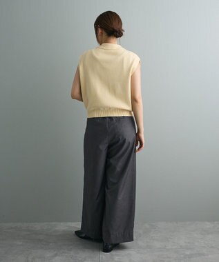 CRAFT STANDARD BOUTIQUE ３タックワイドスラックス Charcoal Gray