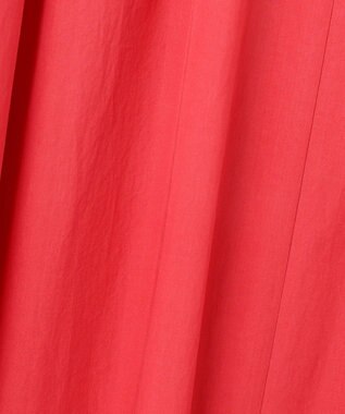 BEIGE， 【洗える】MALLOW / コットンパフスリーブマキシドレス Poppy Red