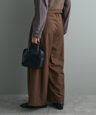 CRAFT STANDARD BOUTIQUE ３タックワイドスラックス Brown