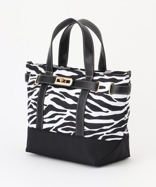 LA BAGAGERIE ベルテッド2WAYミニトート ゼブラ