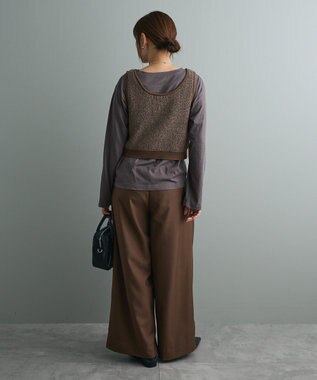 CRAFT STANDARD BOUTIQUE ３タックワイドスラックス Brown