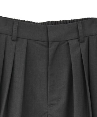 CRAFT STANDARD BOUTIQUE ３タックワイドスラックス Charcoal Gray