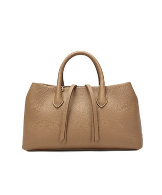 style code [Lyrss/リルス] 2WAY エレガント レザーハンドバッグ ベージュ