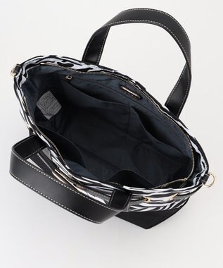 LA BAGAGERIE ベルテッド2WAYミニトート ゼブラ