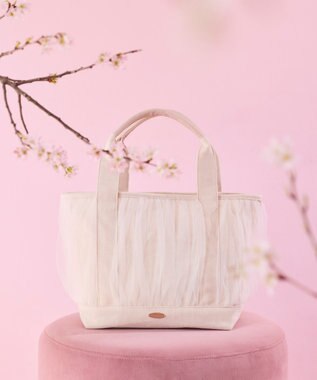 GATHER TULLE TOTE キャンバストート