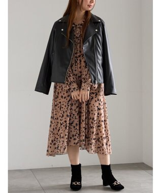 Te chichi レザーダブルライダースジャケット ブラック