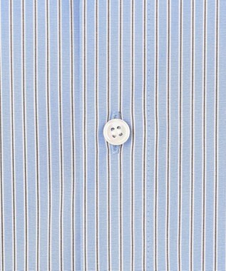 NAVE 【ReNAVE・セットアップ可/洗える/接触冷感/UVケア】コットンポリブロード クロップドシャツ サックスブルー系1