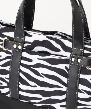 LA BAGAGERIE ベルテッド2WAYミニトート ゼブラ