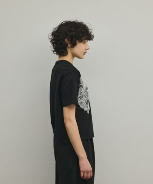 GRACE CONTINENTAL レースTシャツ ブラック