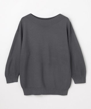 ANY アクリルガーターニット スレート