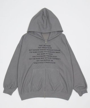 WEGO 【ユニセックス着用ITEM】メッシュZIPパーカー グレー