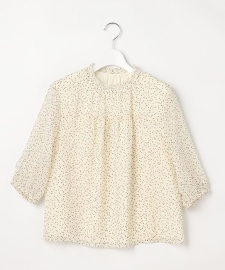 J.PRESS LADIES シアードットプリント カットソー ベージュベース系