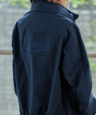 J.PRESS KIDS 【撥水】【140-170㎝】バックロゴ ポケッタブル ブルゾン ネイビー系