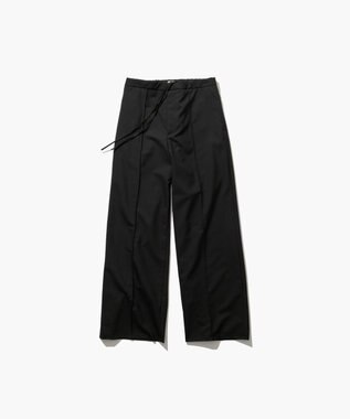 ATON 【26FW】WOOL TROPICAL | ピンタックイージーパンツ BLACK