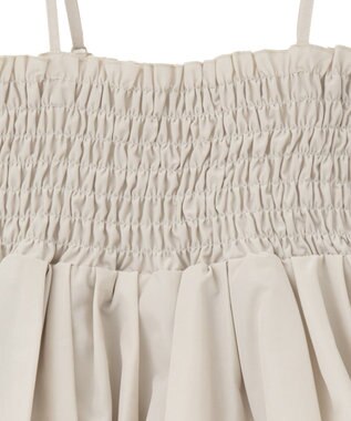 earth music&ecology バルーンビスチェ Ecru