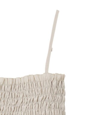 earth music&ecology バルーンビスチェ Ecru