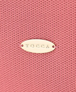 TOCCA 【大人百花掲載】【A4サイズ対応】RHYTHM OF PEARL KNITBAG ニットバッグ ピンク系