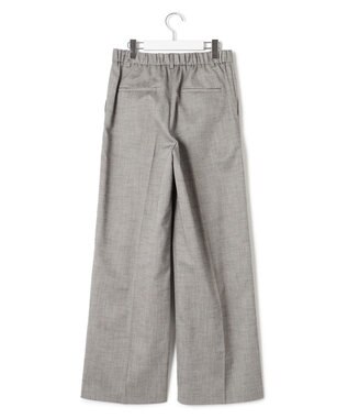 23区 【セットアップ対応/洗える】スラブツイードストレッチ ワイド パンツ グレー系