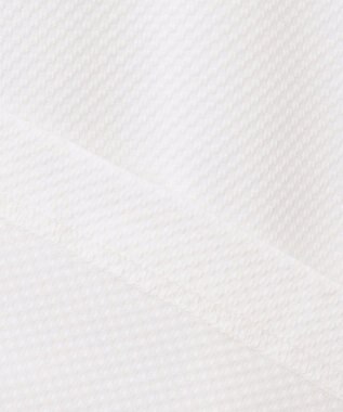 JOSEPH ABBOUD 【オーガニックコットン使用】ブロックサッカーポロシャツ ホワイト系