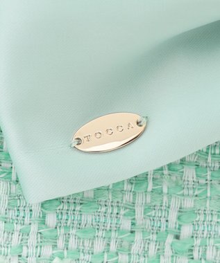 TOCCA 【キャンセル分販売！】【A4サイズ対応】COLOR OF GLORY CUSTOMIZED BAG カスタマイズ トートバッグ グリーンツイード×大リボン