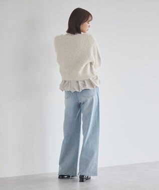 earth music&ecology バルーンビスチェ Ecru