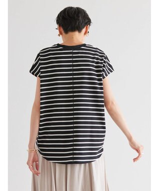 AMERICAN HOLIC キレイＣｏｔｔｏｎフレンチスリーブカットプルオーバー Border