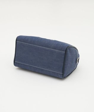 russet 【刺繍モノグラム】デニム2WAYミニボストンバッグ(CE-1773) Indigo